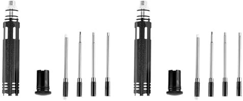 RIYAN 2X 4 in 1 Innensechskant-Schraubendreher-Set Sechskant-Schraubendreher H1,5 H2,0 2,5 H3,0 mm Modellbauwerkzeuge für RC-Flugzeuge