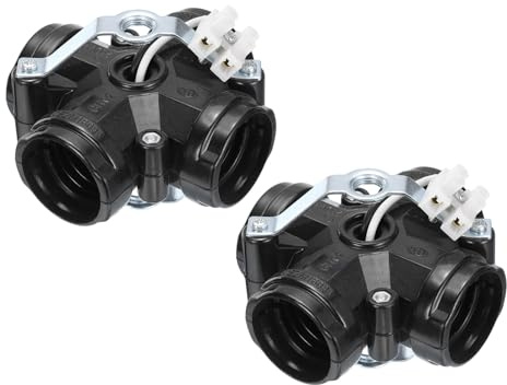 PATIKIL Douille à 4 Ampoules E26/E27 à Base Moyenne, 2 Pièces, Support de Lampe à Ampoules Multiples pour Douille E26/E27, Noir