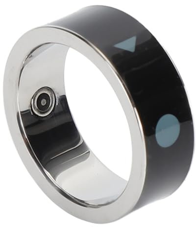 Upgrade Scrolling Ring, Page Turner for App, BT Camera Video Recording Remote 19mAh Magnetic Charging Scrolling Ring for IOS and for Android (Size 19, 64mm / 2.5in Inner
