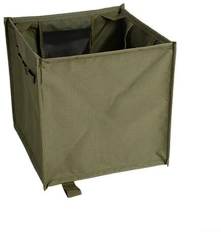 CWOQOCW Folding Climbing Arborist Throw Line Storage, Outdoor Foldable Oxford Cloth Trash Can, Tree Climbing Gear Throwline Box(GREEN)