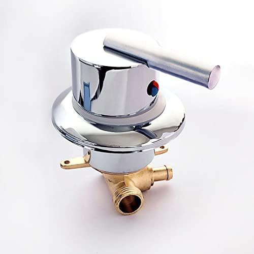 Robinet mitigeur de douche 2 en 1 robinet d'eau chaude et froide G1/2 Sortie de salle de bain et cabine de douche, élégant et durable, installation facile, design moderne, qualité AA