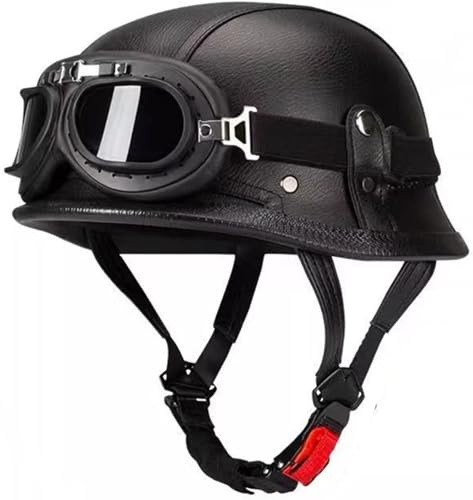 Casco Moto Jet, Casco Jet Omologato DOT/ECE, Caschi Cromwell Moto Casco Jet Aperto Scooter, Uomo E Donna,Casco Leggero Per Uomo E Donna Per Chopper Scooter Motorino 9,S