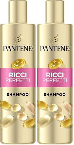Pantene Pro-V Miracle Serum Shampoo Ricci Perfetti, con Olio di Ricino, Il potere di un siero in uno shampoo, nutre in profondità i ricci crespi e ribelli, 250 ML (Confezione da 2)