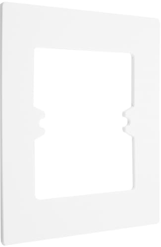 HAKIDZEL Placa de Pared 86 Tipo Color Blanco para Interruptores, Cubierta Decorativa de Plástico Ligera y Resistente, Tapa para Orificio de Pared, Protección y Sellado para Enchufes