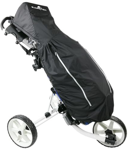 RainTek, Waterproof Golf Bag Rain Protection Cover with Hood, For Golf Push Carts, Golf Cart Accessories, Made to Keep Your Golf Gear Dry