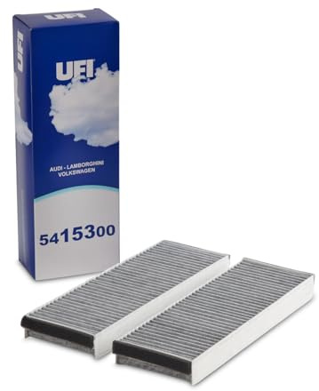 UFI Filters, Filtro de Habitáculo de Carbón Activo 54.153.00, Filtro de Habitáculo de Recambio, Apto para Coches, Apto para Modelos Audi, Lamborghini y Volkswagen