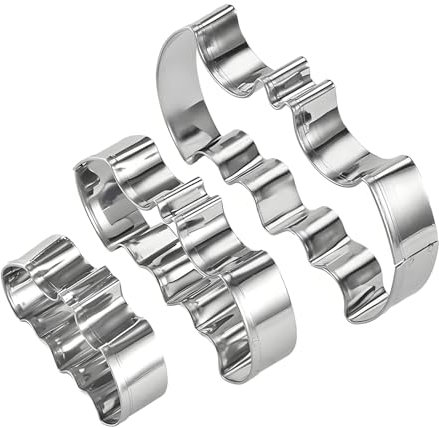 LAOMAO 3pcs in Acciaio Inox Biscotto Biscotto Jelly taglierine Mold Vampire