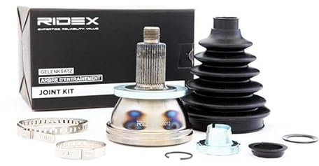 RIDEX Juego de articulación árbol de transmisión Delantero, izquierda Delantero, derecha Delantero M16x1.5 5J0012 Junta Homocinética compatible con VW Polo V Hatchback 6R1, 6C1, AUDI A2 8Z0
