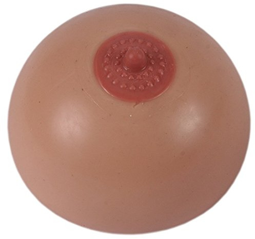 CBK-MS XXL Busen Anti Stress Knetball mit Brustwarze Boobs Partygag