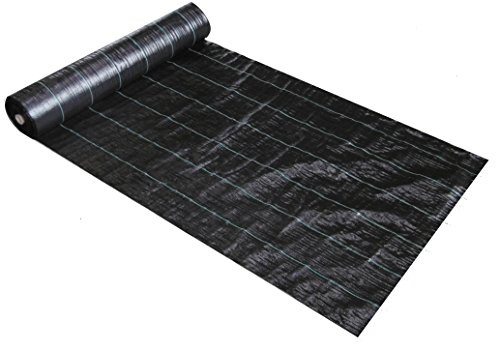EXCOLO Unkrautvlies 200m² 150g/m² Bodengewebe Profi Bändchengewebe UV-stabil wasserdurchlässig Unkrautschutz Vlies Folie Garten Wege Terrasse Pflaster Steingarten Hangbefestigung 2x100m