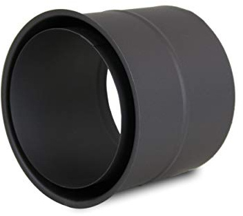 LANZZAS Rökrör väggfoder/dubbel vägghylsa – för diameter Ø 150 mm – färg: gjutjärn – ugnsrör vägghylsa