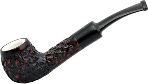 Maxim Domino Briar Meerschaum fodrad snidad minitobak rökrör