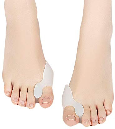1 par Gel Bunion Corrector av Pedimend - Justerbar Tåskydd Plattång - Tå Separator Tum Valgus Skydd Bunion Justerare Hallux Valgus Guard Feet Care