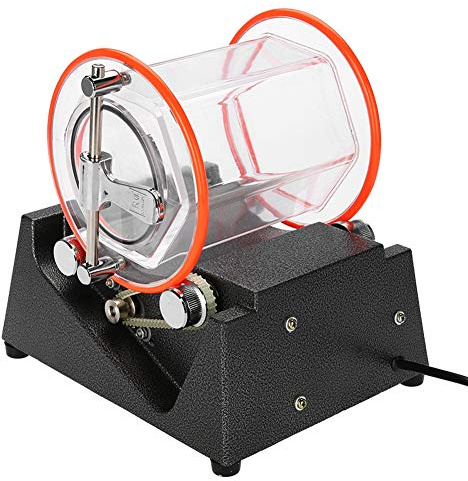 Carnaval Commerçant Machine de Polissage de Bijoux Mini Rotary Tumbler Machine Polishing Bead Cleaner KD-6808(EU)