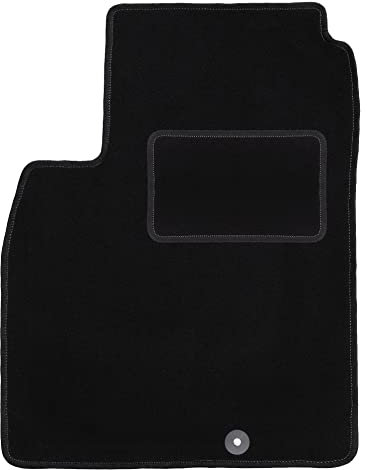 Wielganizator Automatte – Passend für Nissan Micra K13 Schrägheck 2010-2016 – Velours – Autozubehör - Auto Fußmatten – Fußmatte Auto – 1-teilig - schwarz