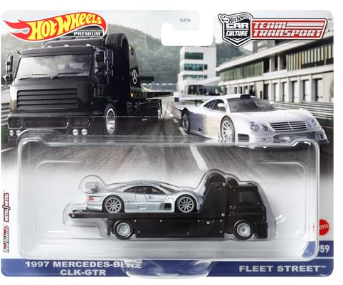 Hot Wheels Collector Fleet Street Transporter Collection Vehicle for Ages 3 and Up, HKF46
