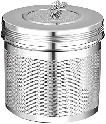 2 Packungen GroßEr Tee Ei für Losen Tee und GewüRz Ei für Kochen, Deckel mit Gewinde, Extra Feinmaschiges Tee Sieb