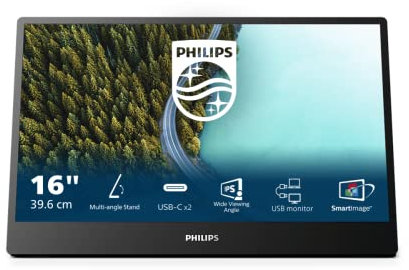Philips Business Monitor 16 16B1P3302D IPS Black