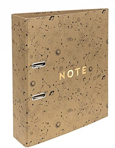 Interdruk Lever Arch File A4 75 mm - Natural Brown Kraft - Galaxy