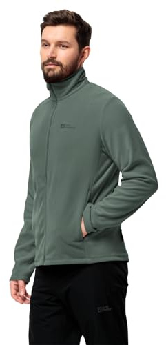 Jack Wolfskin Herren Taunus Fz M Fleece-Jacke, Hedge Green, S EU