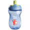 M7 Packaging Drinking Water Bottle Sportee for Toddlers, 12 Months+, 10oz, Spill-Proof Sippy Cup, Easy to Hold, Bite Resistant Spout, Blue