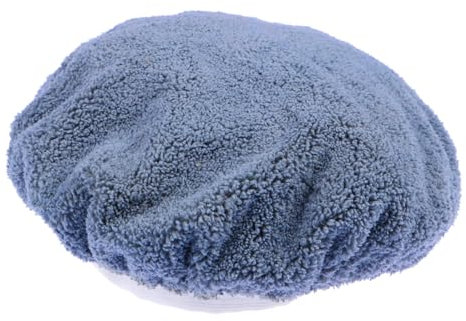 GLEAVI 5stücke Teiliges Fleece Polierpad Wiederverwendbare Mikrofaserhaube Mit Hoher Wasseraufnahme Für Effektives Wachsen Und Polieren Von Fahrzeugen Für Innenraumpflege Und