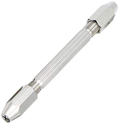 WWHJR Double Ended Pin Vise Model Hand Drill Set Metal Made for PCB Handicraft Jewelry Watch Making Drill Double head hand twist drill