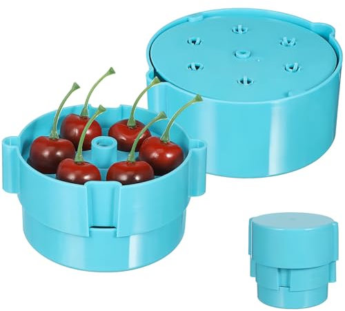 Cabilock 6trou Dénoyauteur De Cerises à Outil De Retrait De Noyaux Manuel Gadget De Cuisine pour Évider Fruits Rapidement Effort