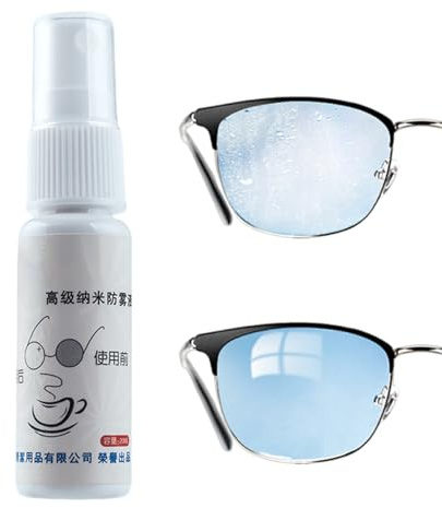 Huvqianu Anti-dimspray för simmask, säker anti-dimma behandling för utrustning - 20 ml flaska mot dimma behandling för unisex skidglasögon
