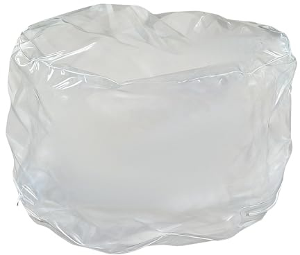 Saco de Bola para Peluches – Contenedor para Juguetes Transparente Impermeable, y Espacioso, Ideal como sillón para niños | Organizador para habitación de guardería, Sala de Juegos, casa de