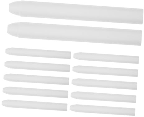 Gogogmee Gessetti Lavabili Idrosolubili Set da 12 Pezzi, Gesso Solido Cancellabile per Lavagna e Marciapiedi, Accessorio per Insegnanti, Dimensione Comoda per Disegno Interno ed Esterno