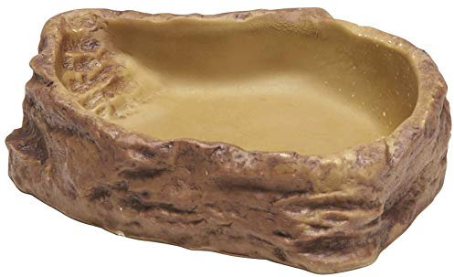Exo Terra Feeding Dish, Futterschale, Futternapf, im Felsdekor, groß