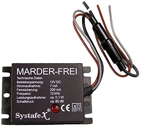 Systafex ® Auto Kfz 12V Marderschutz Marderfrei Marderabwehr Marderstop für alle Fahrzeuge