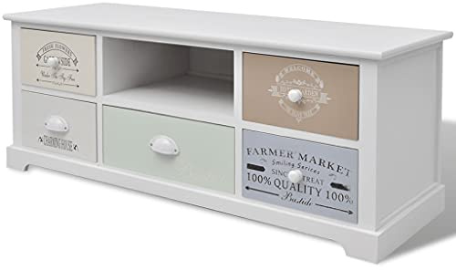 vidaXL TV-Schrank Französischer Stil Holz