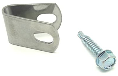 Zaun Befestigung Doppelstabmattenzaun Montagehalter Nirosta Pfosten Halter 10x
