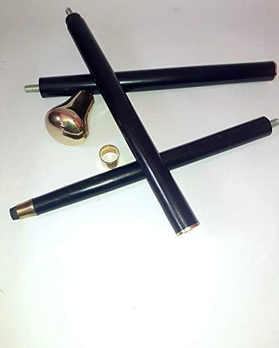 Ganga Nautical Gehstock, handgefertigt, 94 cm, viktorianischer Steampunk-Stil, stilvoller polierter Griff, Messing-Gehstock, Geschenk