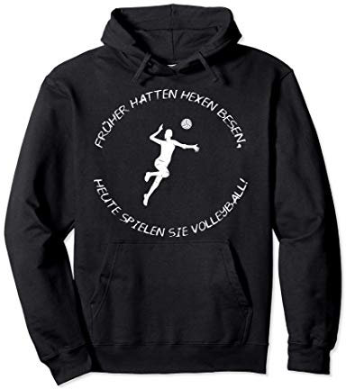 Volleyball Spruch Lustig Beachvolleyball Aufschlag Trikot Pullover Hoodie