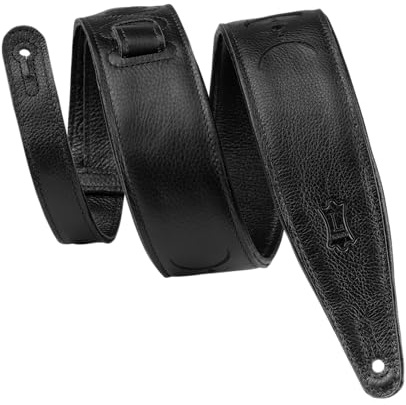 Levy's Leathers Garment Leder Gitarrengurt mit Stickerei Moon Phases