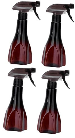 minkissy 4 Piezas botella de spray para el cabello botella de agua pulverizador de gatillo de plástico laca pelo rociador de gatillo pulverizador de flores dedicado regadera boquilla