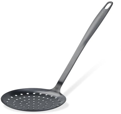 Stanley Rogers Schaumlöffel aus rostfreiem Edelstahl – Abseihlöffel in satinierter Optik – Spülmaschinenfestes Küchen Zubehör