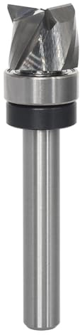 Akylin Fresadora en espiral de corte plano de 8 mm de vástago, fresadora en espiral de corte ascendente para fresadora, diámetro de corte de 16 mm, longitud de corte de 12,7 mm, fresadora de ranuras
