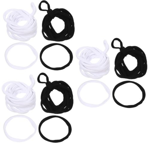 Abaodam 3sets Weaving Kit for Kids Pot Holder Loom Band Set 100% Elastic Craft Refills 192pcs*3