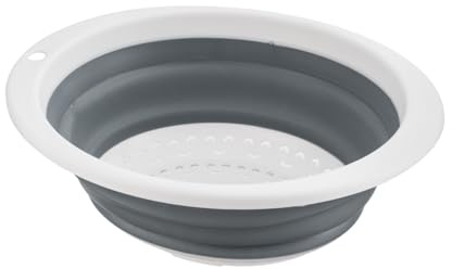 HOMESHOPA Oval Collapsible Silicone Colander, Foldable Kitchen Food Strainer, Food Grade Silicone Drain Basket for Draining Pasta, Fruits, Vegetable, Space-Saving & BPA Free
