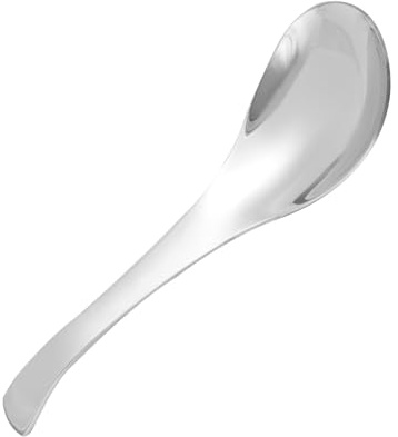 TOPBATHY 3 cucharas de comedor, cuchara de cena, cuchara de té, cuchara de café, cuchara de salsa, cucharas asiáticas, cucharas de arroz, cuchara de sopa china asiática, cucharas de helado, cucharas