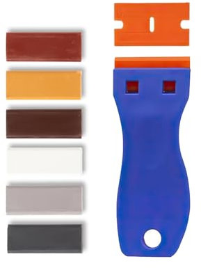 Wenrescry Kit Riparazione Cera Dura per Legno – 6 Colori Comuni per Laminato, Parquet, PVC, Piastrelle, Mobili – Bastoncini 6g con Spatola e Lama – Fai-da-Te per Graffi, Fori, Danni