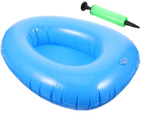Gatuida Padella Gonfiabile in Pvc per Anziani e Disabili Bordi Lisci Design Facile da Trasportare per Viaggi e Uso Ospedaliero
