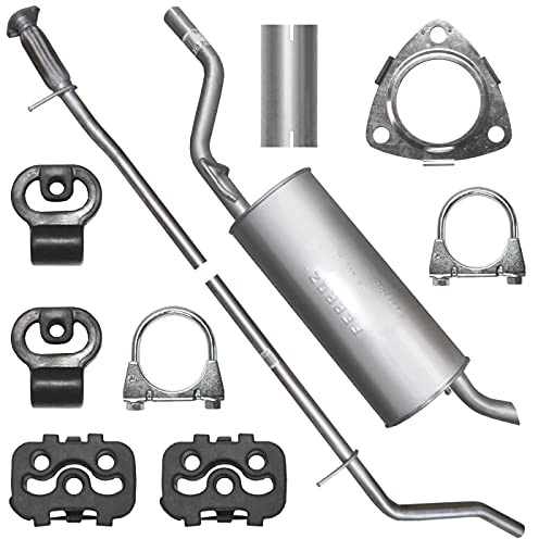 FERROZ Auspuff für Opel Corsa D 2006-2014 | Endtopf und Abgasrohr, Motoren: 1.2i 16V | Fließheck