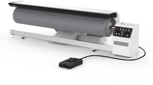 WENNEWU Continuous Steam Ironing Machine, Steam Press Iron, Commercial Rotary Roller Iron, with Foot Pedal, for Efficient Ironing of Linens, Bed Sheets and More