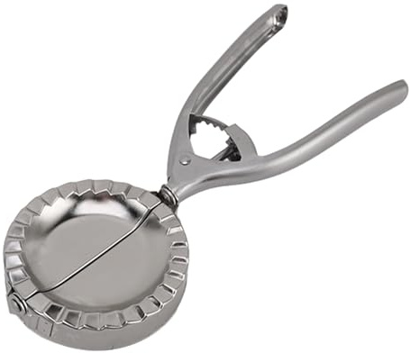 ERYUE Prensa para Hacer Bolas de Masa, Moldes Multifuncionales de Acero Inoxidable con Largo para Empanadas Raviolis