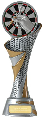 KDS Dart FG Pokal Trophäe Darts 3 Größen mit Gravur